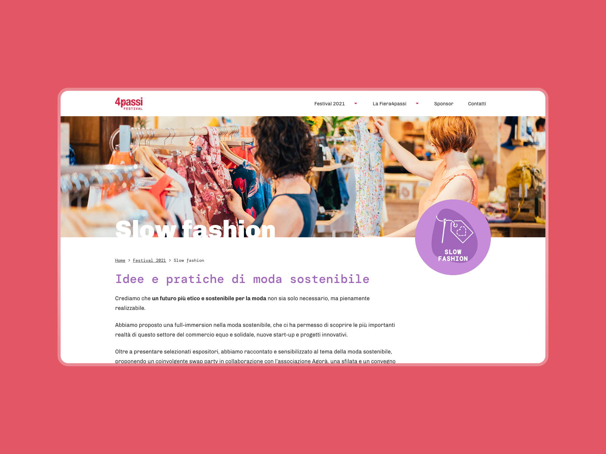 4passi Festival 2021 &ndash; Fashion Page