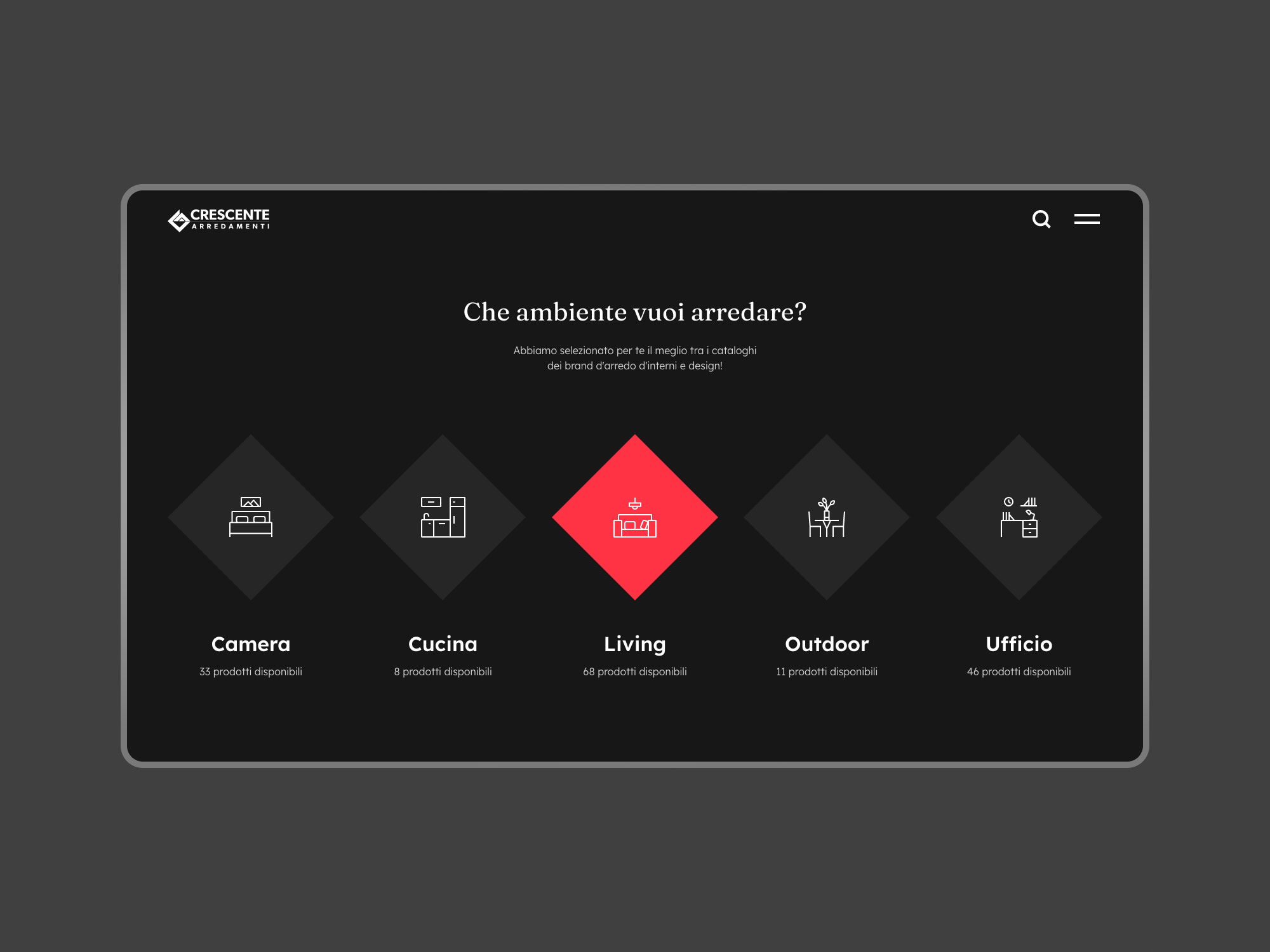Crescente Arredamenti &ndash; Homepage Arredo