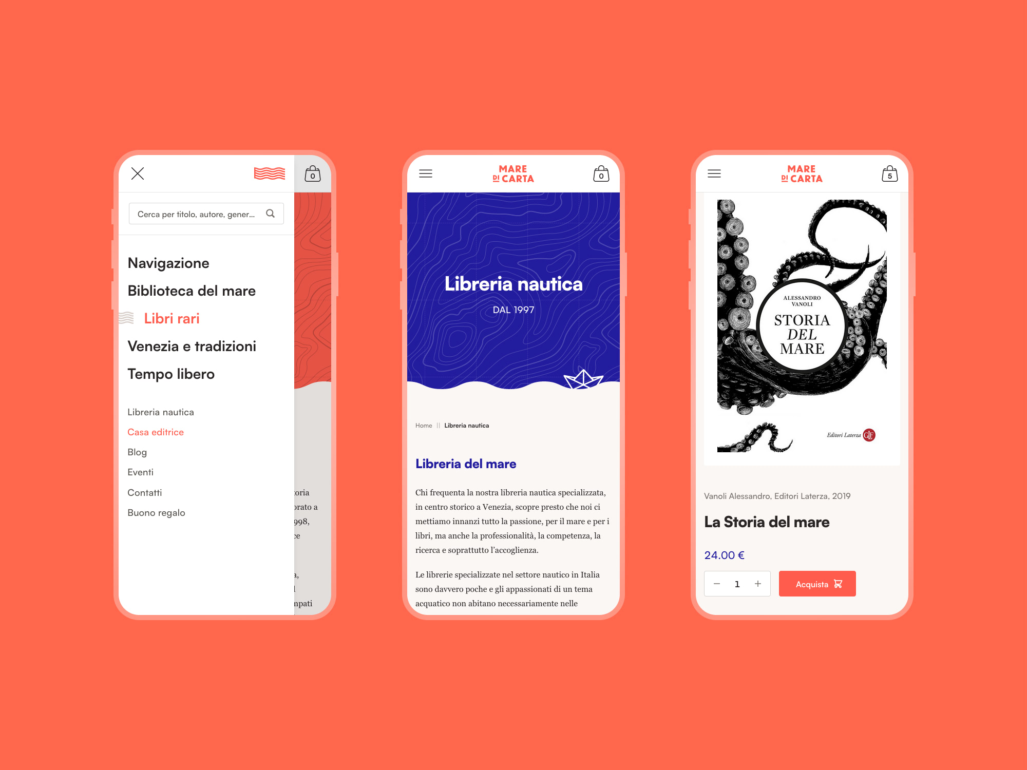 Mare di Carta – Mobile