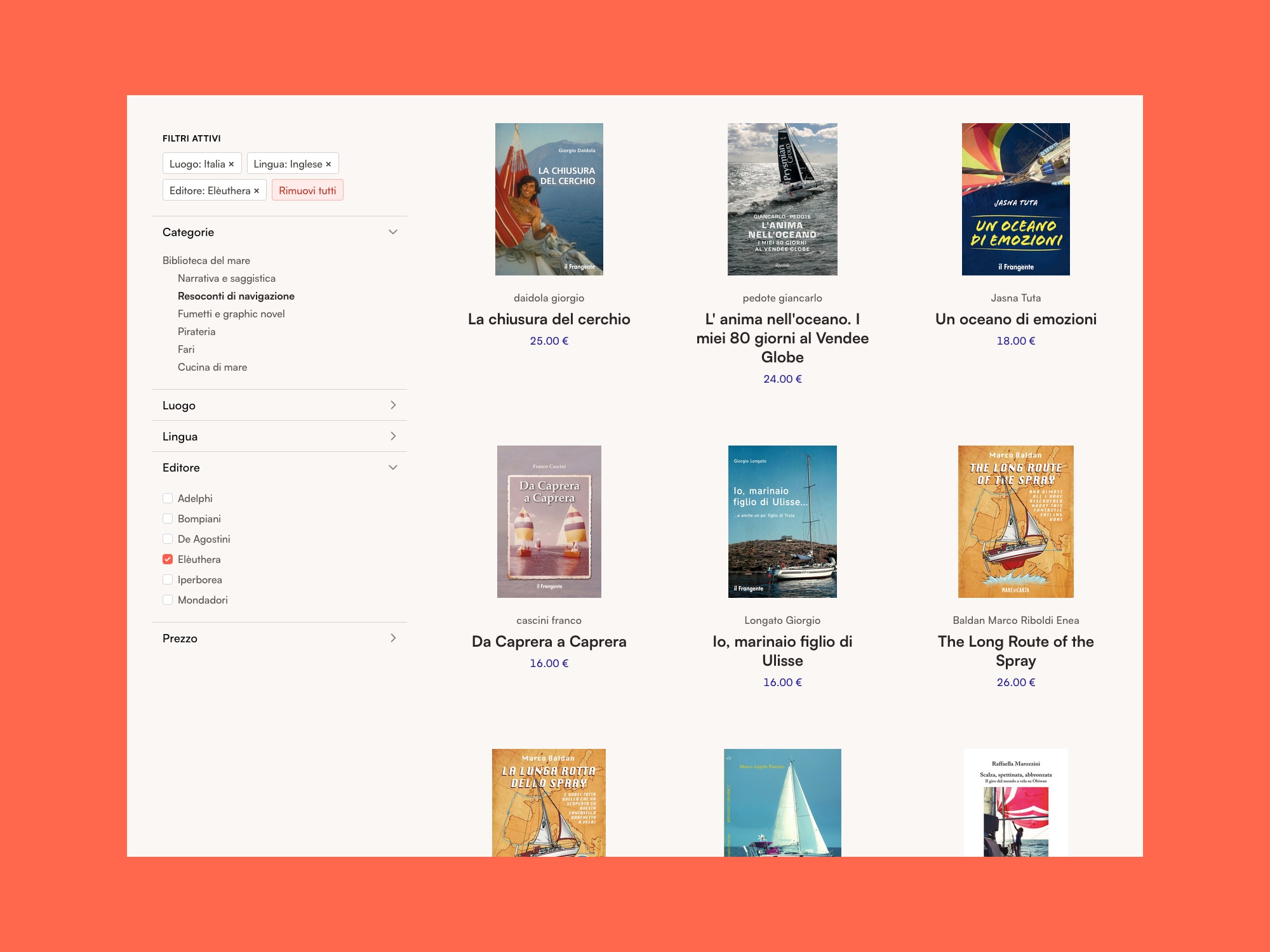 Mare di Carta – Search